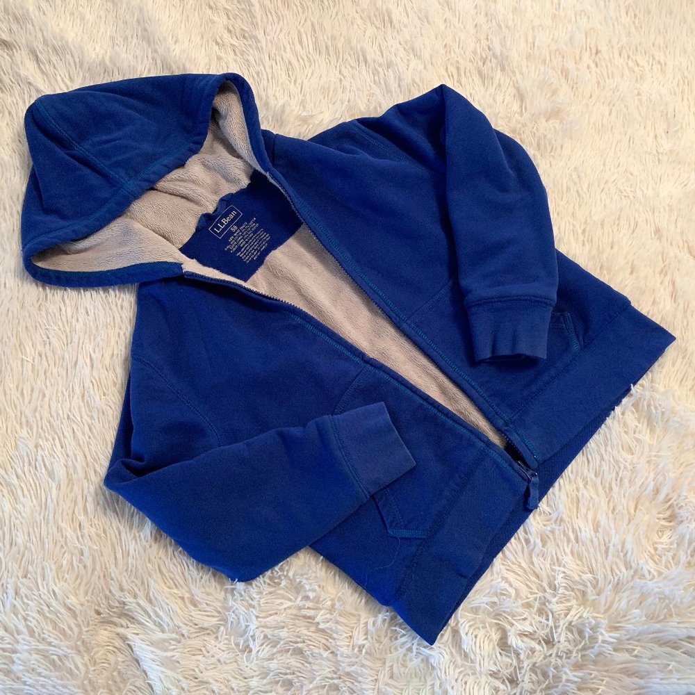 Kids LL Bean lined sweatshirt